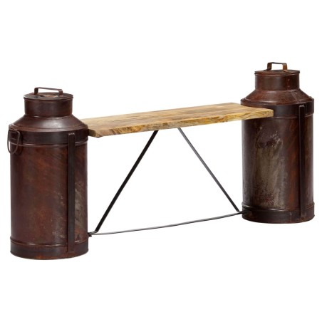 vidaXL Milchkannen-Sitzbank 150 x 33 x 64 cm Massivholz Mango