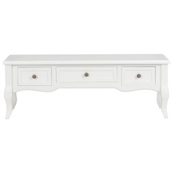 vidaXL TV-Schrank Weiß 100 x 35 x 35 cm Holz