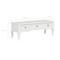 vidaXL TV-Schrank Weiß 100 x 35 x 35 cm Holz vidaXL TV-Schrank Weiß 100 x 35 x 35 cm Holz