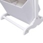 vidaXL 2-stufiges Korbregal Weiß 35 x 35 x 72 cm Holz vidaXL 2-stufiges Korbregal Weiß 35 x 35 x 72 cm Holz