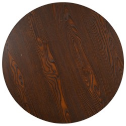 vidaXL Bistrotisch Dunkelbraun 80 cm MDF