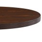 vidaXL Bistrotisch Dunkelbraun 80 cm MDF vidaXL Bistrotisch Dunkelbraun 80 cm MDF