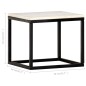 vidaXL Couchtisch Weiß 40×40×35 cm Echtstein in Marmoroptik vidaXL Couchtisch Weiß 40×40×35 cm Echtstein in Marmoroptik