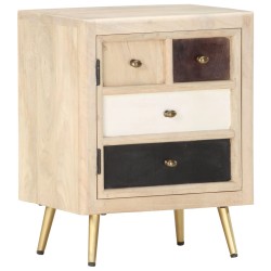 vidaXL Nachttisch 40×30×50 cm Mango Massivholz