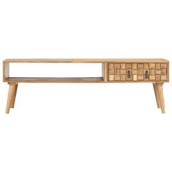 vidaXL Couchtisch 110 x 50 x 35 cm Massivholz Akazie