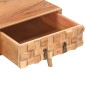vidaXL Couchtisch 110 x 50 x 35 cm Massivholz Akazie vidaXL Couchtisch 110 x 50 x 35 cm Massivholz Akazie