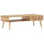 vidaXL Couchtisch 110 x 50 x 35 cm Massivholz Akazie vidaXL Couchtisch 110 x 50 x 35 cm Massivholz Akazie