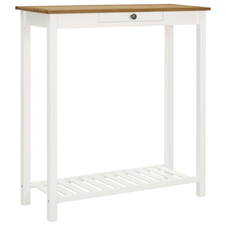 vidaXL Bartisch 100x40x110 cm Massivholz Eiche