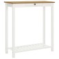 vidaXL Bartisch 100x40x110 cm Massivholz Eiche vidaXL Bartisch 100x40x110 cm Massivholz Eiche