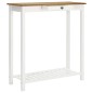 vidaXL Bartisch 100x40x110 cm Massivholz Eiche vidaXL Bartisch 100x40x110 cm Massivholz Eiche