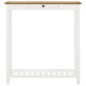 vidaXL Bartisch 100x40x110 cm Massivholz Eiche vidaXL Bartisch 100x40x110 cm Massivholz Eiche