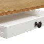 vidaXL Bartisch 100x40x110 cm Massivholz Eiche vidaXL Bartisch 100x40x110 cm Massivholz Eiche