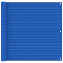 vidaXL Balkon-Sichtschutz Blau 90x300 cm HDPE