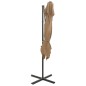 vidaXL Ampelschirm mit Lüftung Taupe 250x250 cm vidaXL Ampelschirm mit Lüftung Taupe 250x250 cm