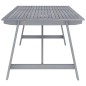 vidaXL Garten-Esstisch Grau 206x100x74 cm Akazie Massivholz vidaXL Garten-Esstisch Grau 206x100x74 cm Akazie Massivholz