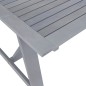 vidaXL Garten-Esstisch Grau 206x100x74 cm Akazie Massivholz vidaXL Garten-Esstisch Grau 206x100x74 cm Akazie Massivholz