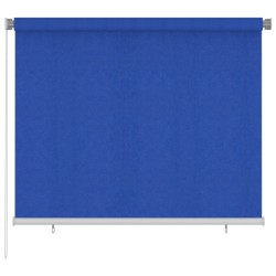 vidaXL Außenrollo 180x140 cm Blau HDPE