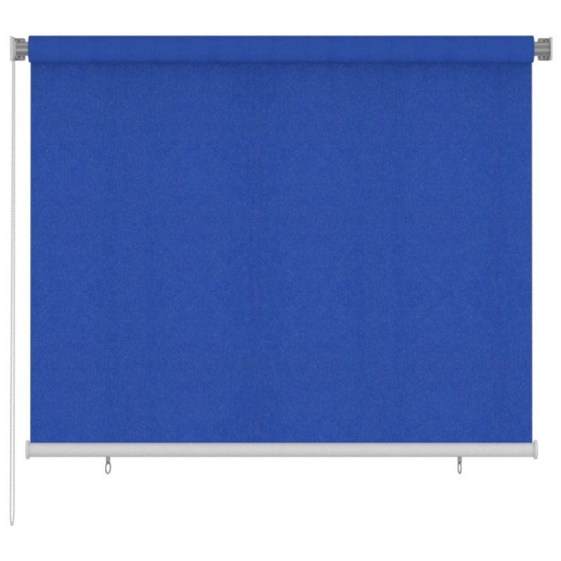 vidaXL Außenrollo 180x140 cm Blau HDPE vidaXL Außenrollo 180x140 cm Blau HDPE