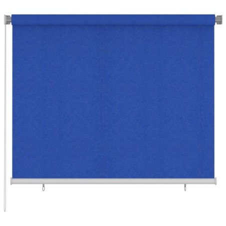 vidaXL Außenrollo 180x140 cm Blau HDPE