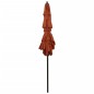 vidaXL Sonnenschirm mit Aluminium-Mast 3-lagig Terracotta-Rot 2x2 m vidaXL Sonnenschirm mit Aluminium-Mast 3-lagig Terracotta-Rot 2x2 m
