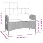 Gartenbank mit Liegefunktion & Kissen 107cm Poly Rattan Schwarz Gartenbank mit Liegefunktion & Kissen 107cm Poly Rattan Schwarz