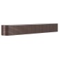 vidaXL Hochbeet Pulverbeschichteter Stahl 512x80x68 cm Braun vidaXL Hochbeet Pulverbeschichteter Stahl 512x80x68 cm Braun