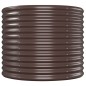 vidaXL Hochbeet Pulverbeschichteter Stahl 512x80x68 cm Braun vidaXL Hochbeet Pulverbeschichteter Stahl 512x80x68 cm Braun