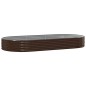 vidaXL Hochbeet Pulverbeschichteter Stahl 296x140x36 cm Braun vidaXL Hochbeet Pulverbeschichteter Stahl 296x140x36 cm Braun