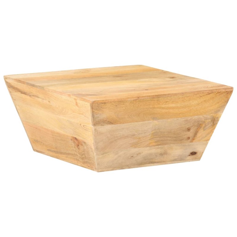 vidaXL Couchtisch V-Form 66x66x30 cm Mango Massivholz vidaXL Couchtisch V-Form 66x66x30 cm Mango Massivholz