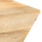vidaXL Couchtisch V-Form 66x66x30 cm Mango Massivholz vidaXL Couchtisch V-Form 66x66x30 cm Mango Massivholz