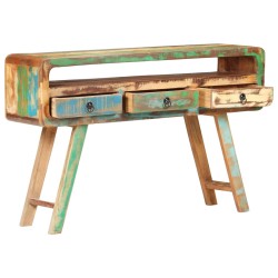 vidaXL Sideboard 120x30x75 cm Altholz Massiv