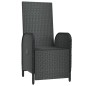 Garten-Relaxsessel mit Kissen 2 Stk. Poly Rattan Schwarz Garten-Relaxsessel mit Kissen 2 Stk. Poly Rattan Schwarz