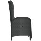 Garten-Relaxsessel mit Kissen 2 Stk. Poly Rattan Schwarz Garten-Relaxsessel mit Kissen 2 Stk. Poly Rattan Schwarz