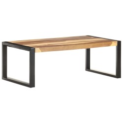 vidaXL Couchtisch 110x60x40 cm Massivholz mit Palisander-Finish