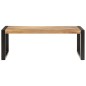 vidaXL Couchtisch 110x60x40 cm Massivholz mit Palisander-Finish vidaXL Couchtisch 110x60x40 cm Massivholz mit Palisander-Finish
