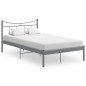 vidaXL Bettgestell Grau Metall 120x200 cm vidaXL Bettgestell Grau Metall 120x200 cm