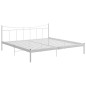 vidaXL Bettgestell Grau Metall 200x200 cm vidaXL Bettgestell Grau Metall 200x200 cm