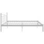 vidaXL Bettgestell Grau Metall 200x200 cm vidaXL Bettgestell Grau Metall 200x200 cm