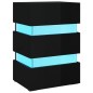 vidaXL LED-Nachttisch Hochglanz-Schwarz 45x35x67 cm Holzwerkstoff vidaXL LED-Nachttisch Hochglanz-Schwarz 45x35x67 cm Holzwerkstoff