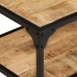 vidaXL Couchtisch 90x45x35 cm Raues Massives Mangoholz vidaXL Couchtisch 90x45x35 cm Raues Massives Mangoholz