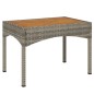 vidaXL Garten-Relaxstühle 2 Stk. mit Tisch Grau Poly Rattan vidaXL Garten-Relaxstühle 2 Stk. mit Tisch Grau Poly Rattan