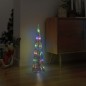 vidaXL LED-Kegel Acryl Weihnachtsdeko Pyramide Bunt 60 cm vidaXL LED-Kegel Acryl Weihnachtsdeko Pyramide Bunt 60 cm