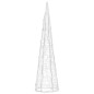 vidaXL LED-Kegel Acryl Weihnachtsdeko Pyramide Bunt 60 cm vidaXL LED-Kegel Acryl Weihnachtsdeko Pyramide Bunt 60 cm