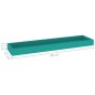 vidaXL Loggia Wandregale 4 Stk. Blau 60x15x4 cm MDF vidaXL Loggia Wandregale 4 Stk. Blau 60x15x4 cm MDF