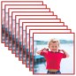 vidaXL Bilderrahmen Collage 10 Stk. für Wand Tisch Rot 20x20 cm MDF vidaXL Bilderrahmen Collage 10 Stk. für Wand Tisch Rot 20x20 cm MDF