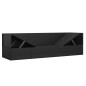 Outdoor-Loungebett mit Kissen Schwarz Poly Rattan Outdoor-Loungebett mit Kissen Schwarz Poly Rattan