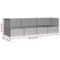 Outdoor-Loungebett mit Kissen Schwarz Poly Rattan Outdoor-Loungebett mit Kissen Schwarz Poly Rattan