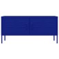 vidaXL TV-Schrank Marineblau 105x35x50 cm Stahl vidaXL TV-Schrank Marineblau 105x35x50 cm Stahl