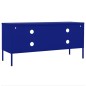 vidaXL TV-Schrank Marineblau 105x35x50 cm Stahl vidaXL TV-Schrank Marineblau 105x35x50 cm Stahl