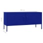 vidaXL TV-Schrank Marineblau 105x35x50 cm Stahl vidaXL TV-Schrank Marineblau 105x35x50 cm Stahl